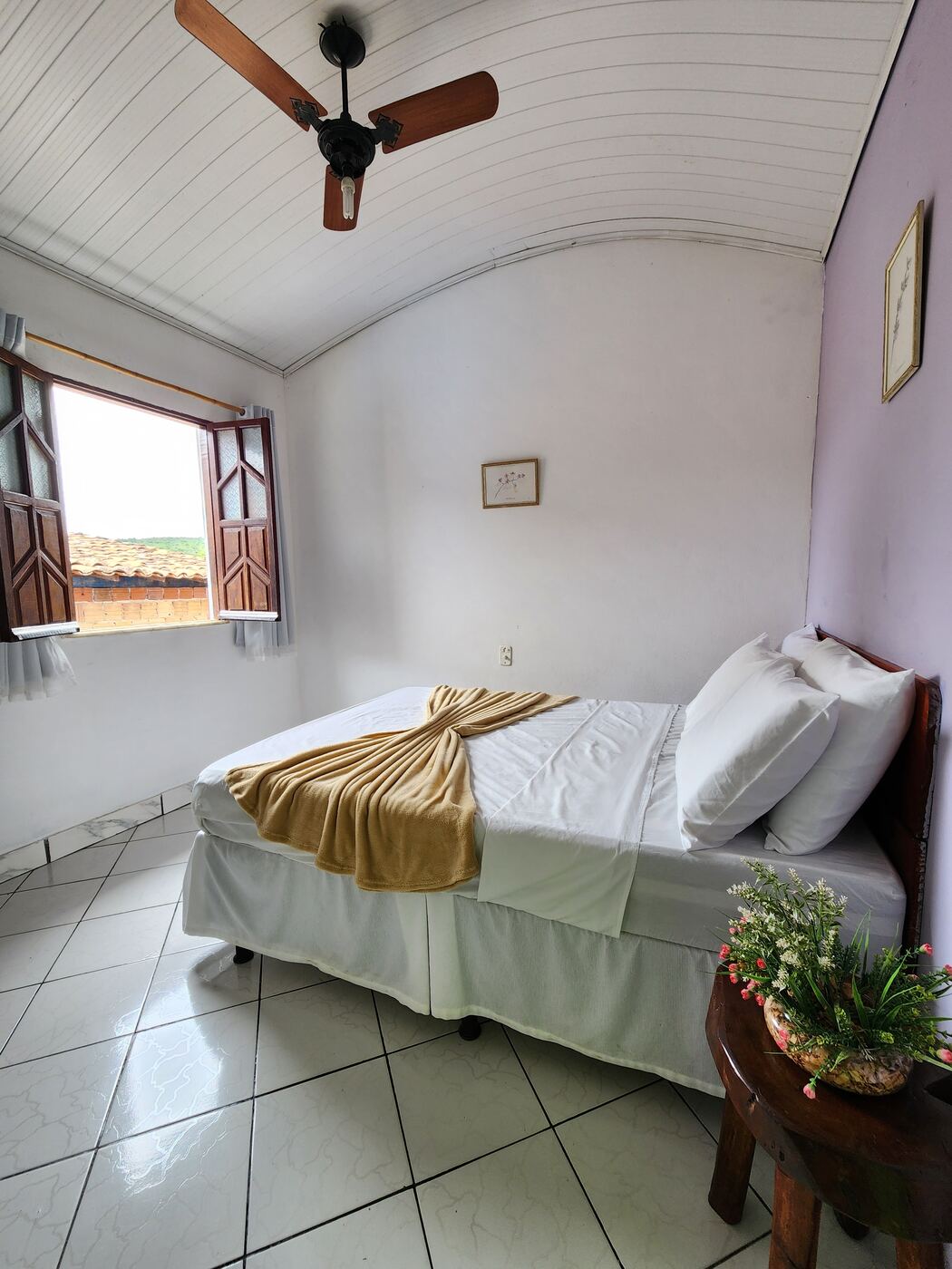 Quarto de Casal Padrão da Pousada Velho Garimpo