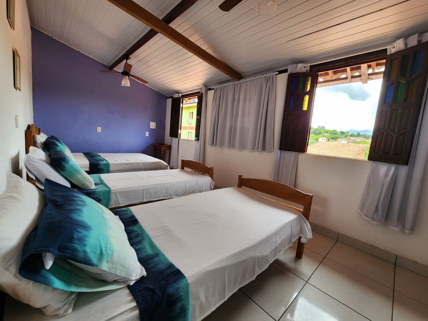 Quarto Quádruplo Superior da Pousada Velho Garimpo