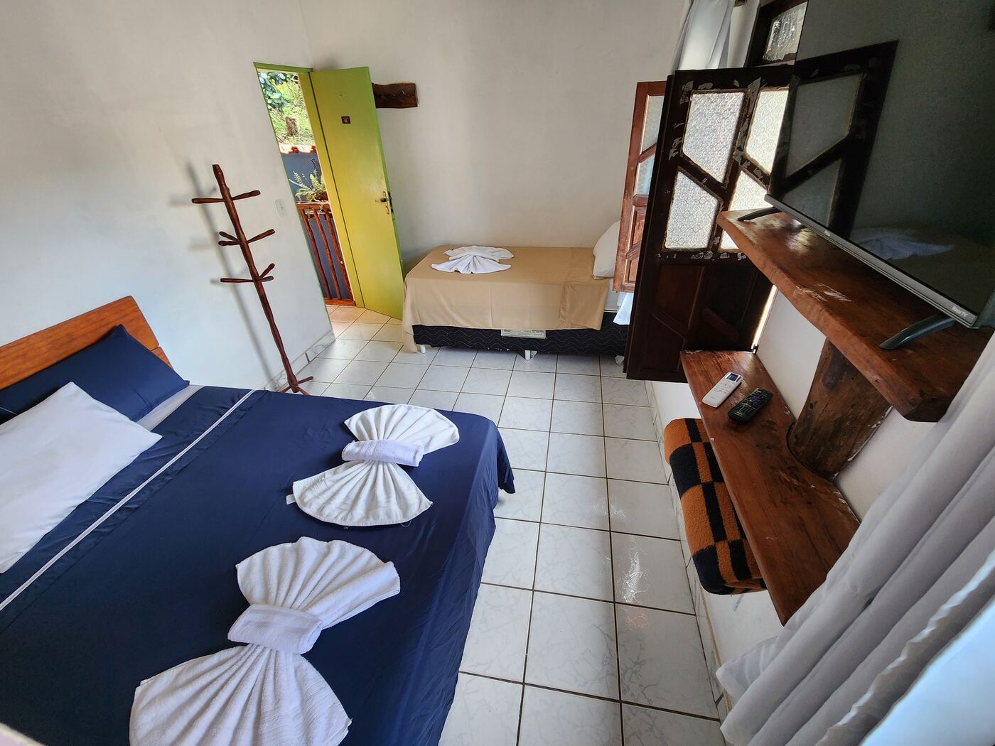 Quarto Triplo Conforto da Pousada Velho Garimpo